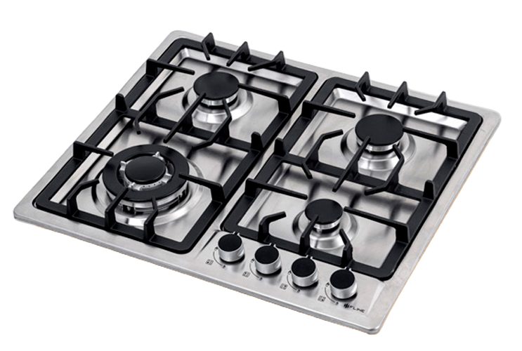 Medidas parrilla a gas empotrable FLINE Malmö 4 — 60×51×12 cm