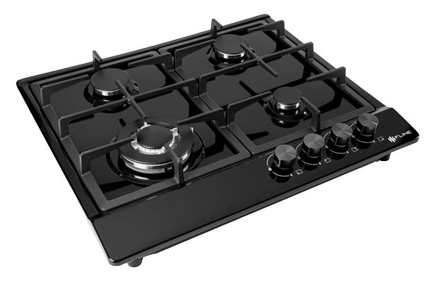 Medidas parrilla a gas empotrable FLINE Riga 4 — 60×51×12 cm